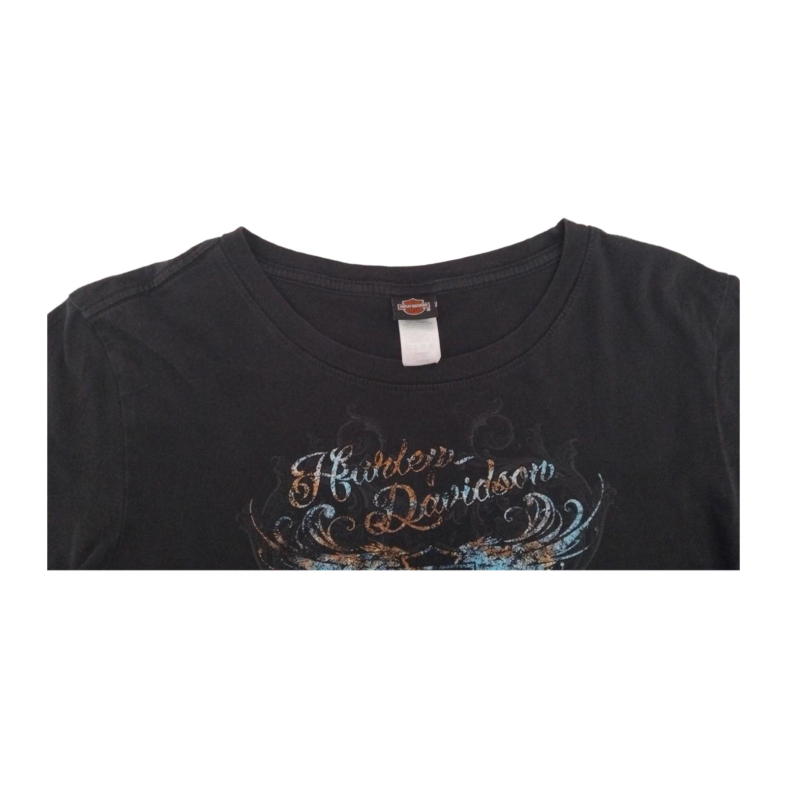 Harley Davidson Women’s Filigree Shenandoah Graphic T Shirt Black XL