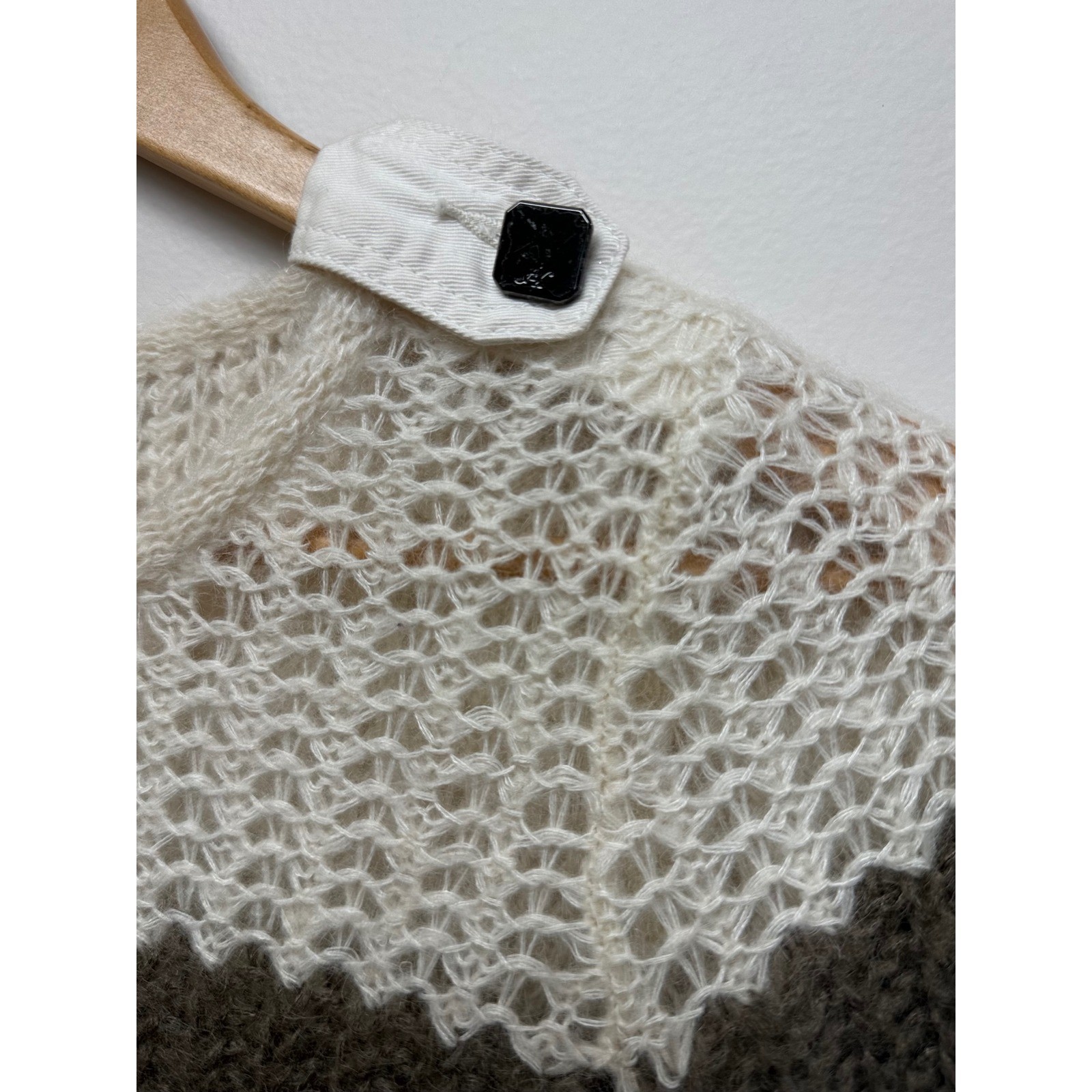 Vtg Armani Exchange Mohair Sweater Sz M