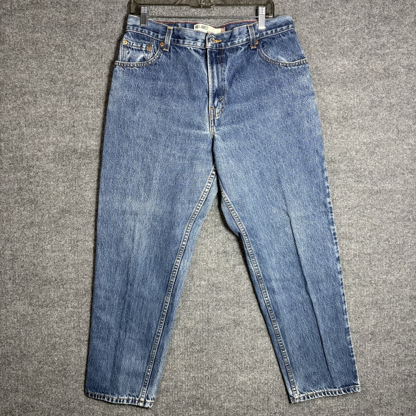 Levi’s 550 Youth Blue Jeans Relaxed fit Taper 14s Medium wash
