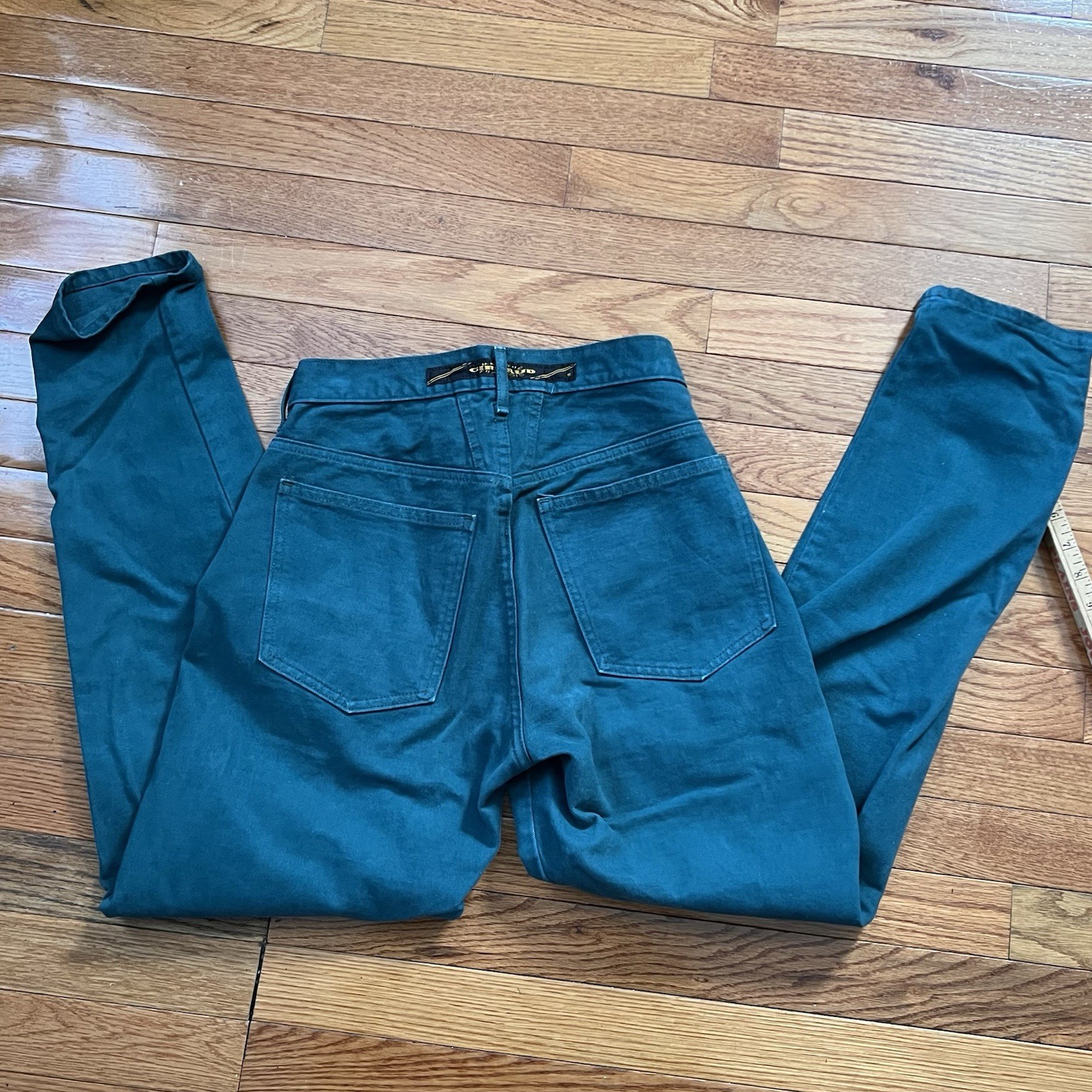 VTG Rare 90s Women’s Marithe Francois Girbaud Jeans Size 7/8 Turquoise-Blue-Teal
