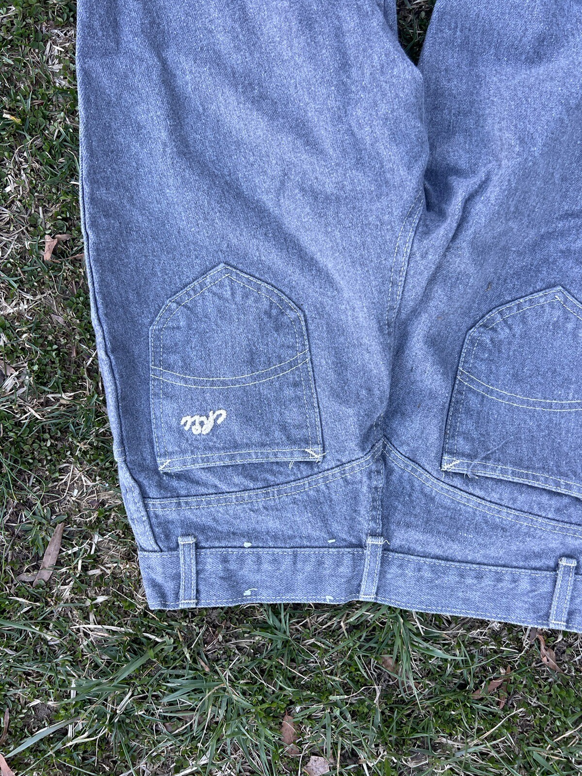Vintage Chick Highs Waisted Gray Denim Mom Jeans Vintage Grey Jeans 26 Waist