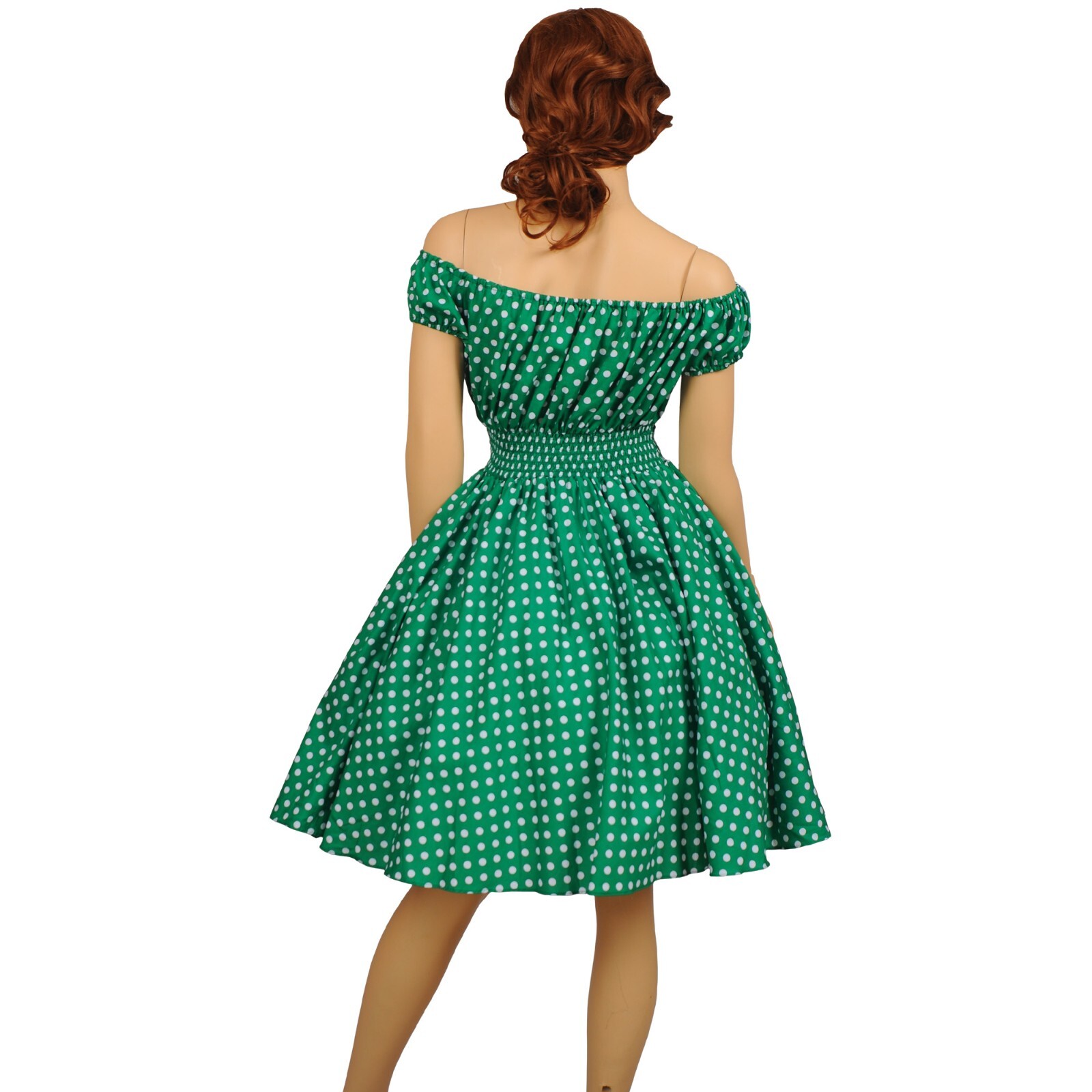 Summer 50s 60s 70s Vintage Retro TEA Dress Rockabilly Party Swing Dress One Size