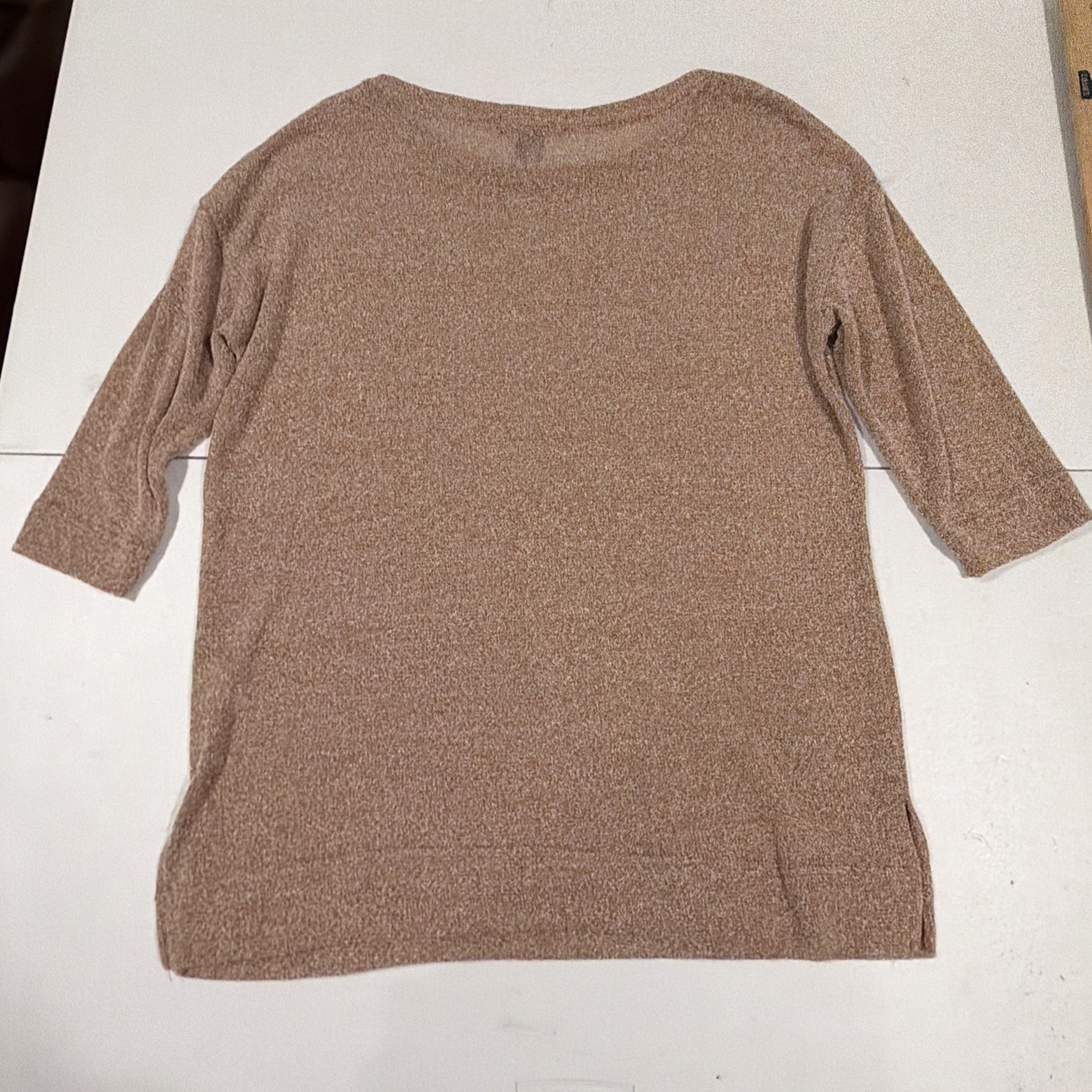JVIM Romantic Vintage Pullover Brown Mesh Women’s Size 8-10 (Korean Size 100)