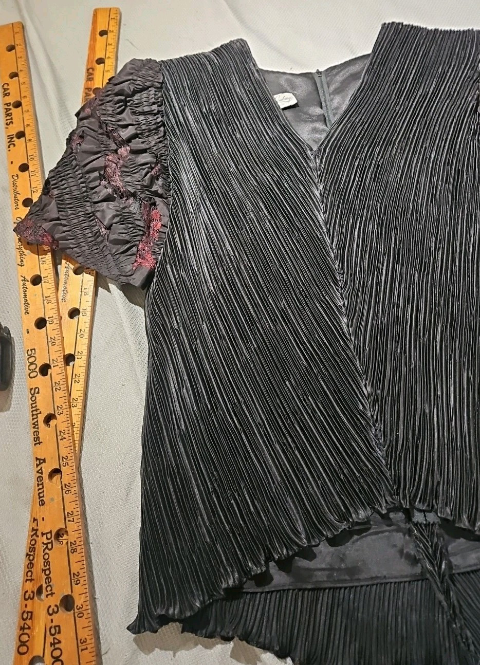 Katherine Lindsay by Matthew Shirt Womens XL Shear Black Whimsigoth Fairy Grunge