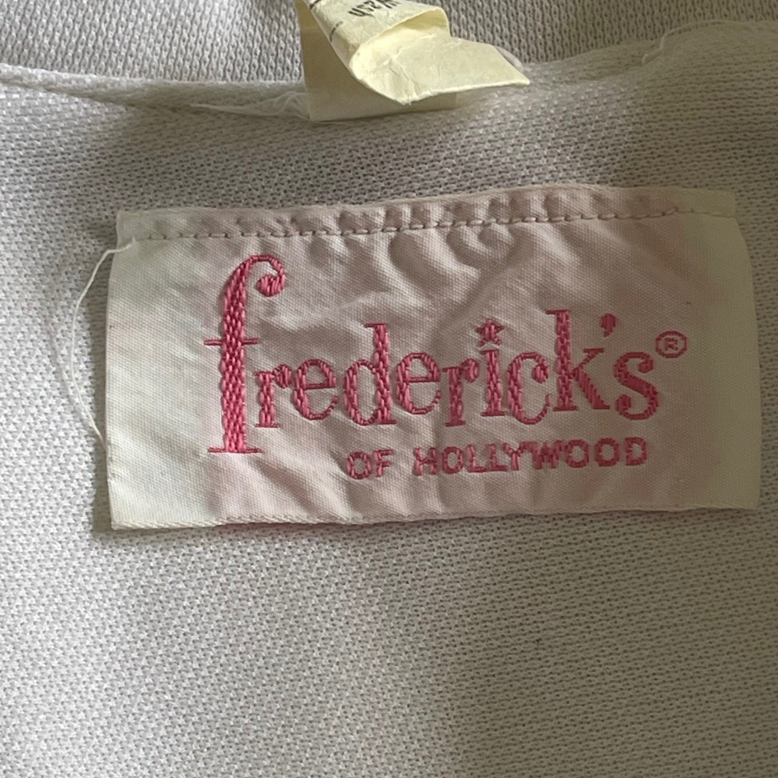 Vintage Fredericks of Hollywood Jumpsuit Black White Wide Leg Smocked 70s Tuxedo