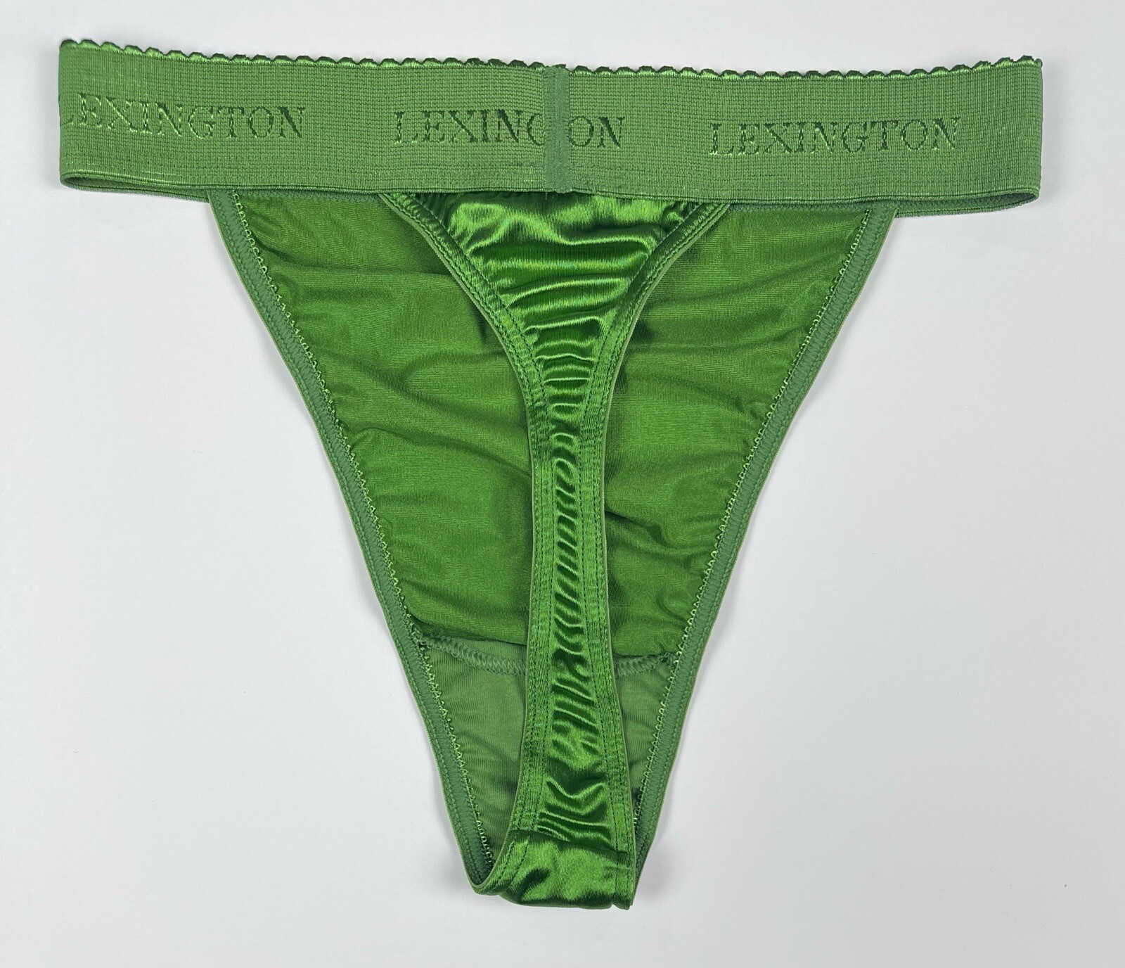 Second Skin Satin Rio Thong · Green · M/6