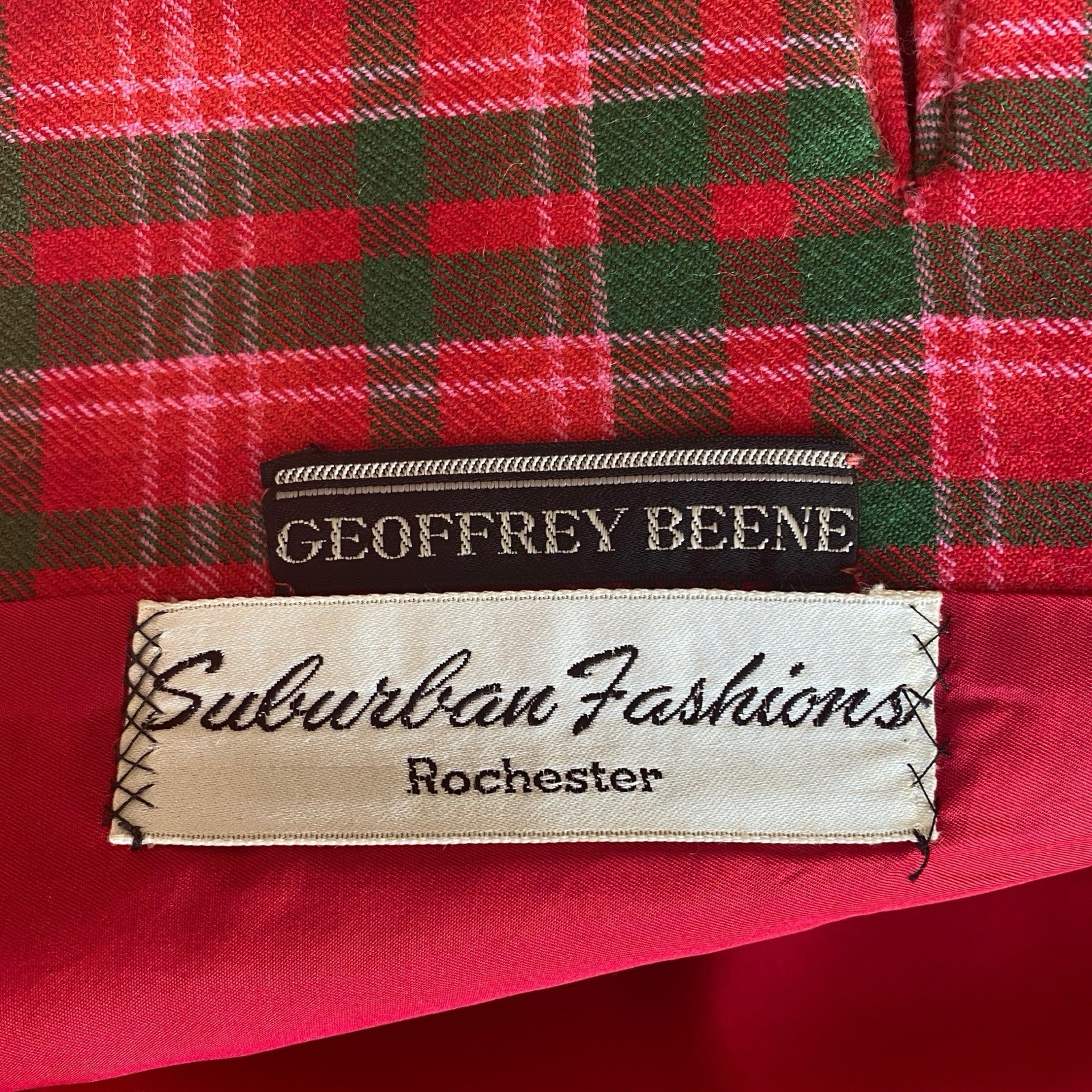 1960s Geoffrey Beene Coat & Skirt Ensemble M/L