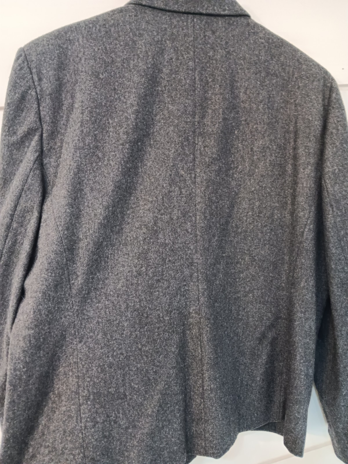 Vintage Miss Pendleton 100% Wool Gray Blazer Jacket Size 16