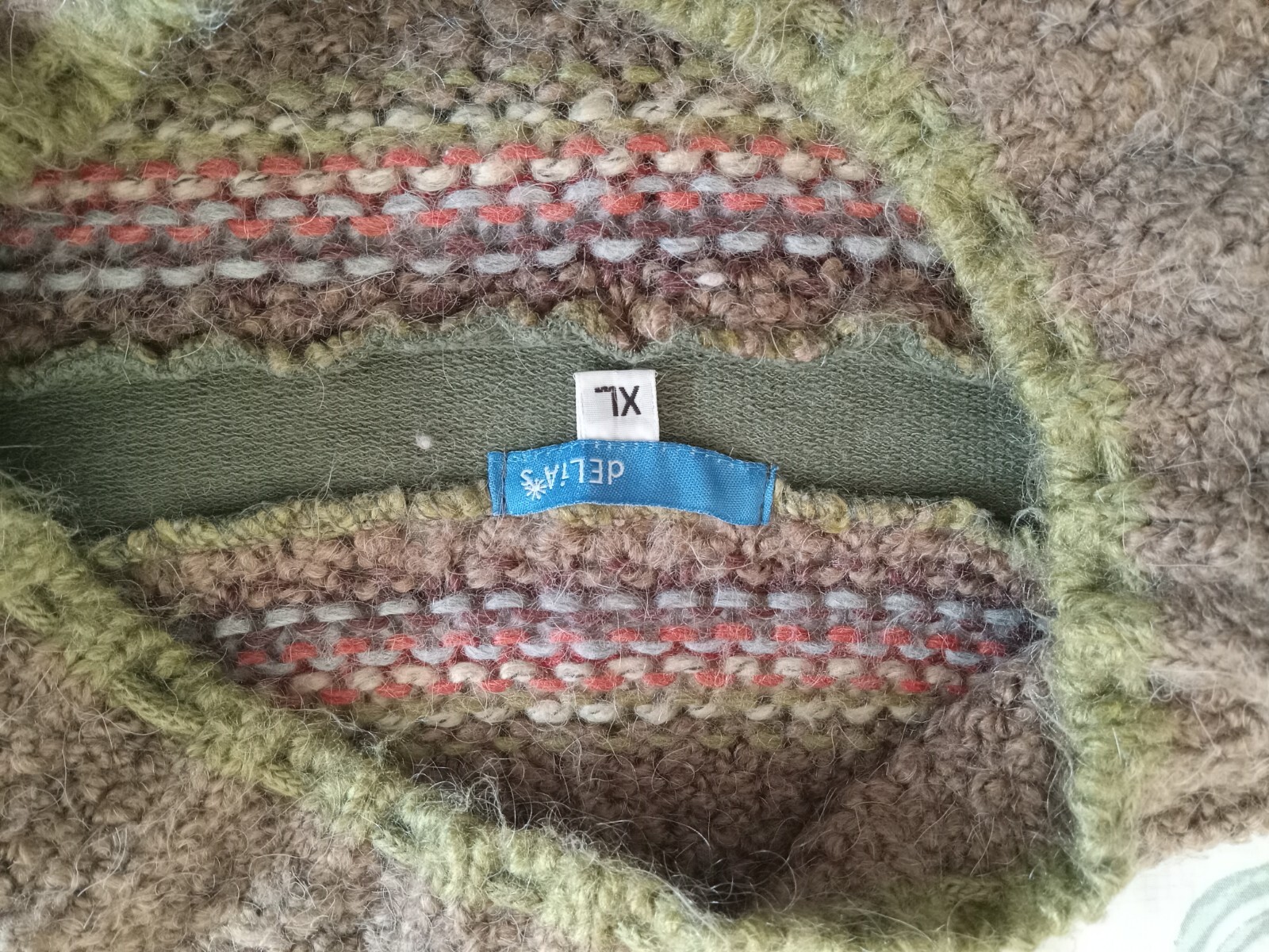 Vintage Delia’s Juniors XL Sweater And 13/14 Corduory Tan Pants With Wide Flare
