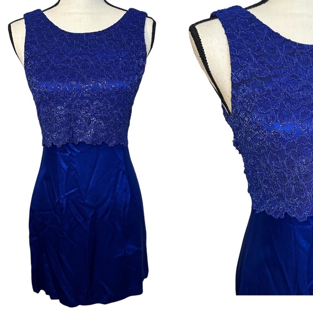 VTG Frederick’s of Hollywood Dress Womens Mini Satin Short n’ Sweet Sabrina