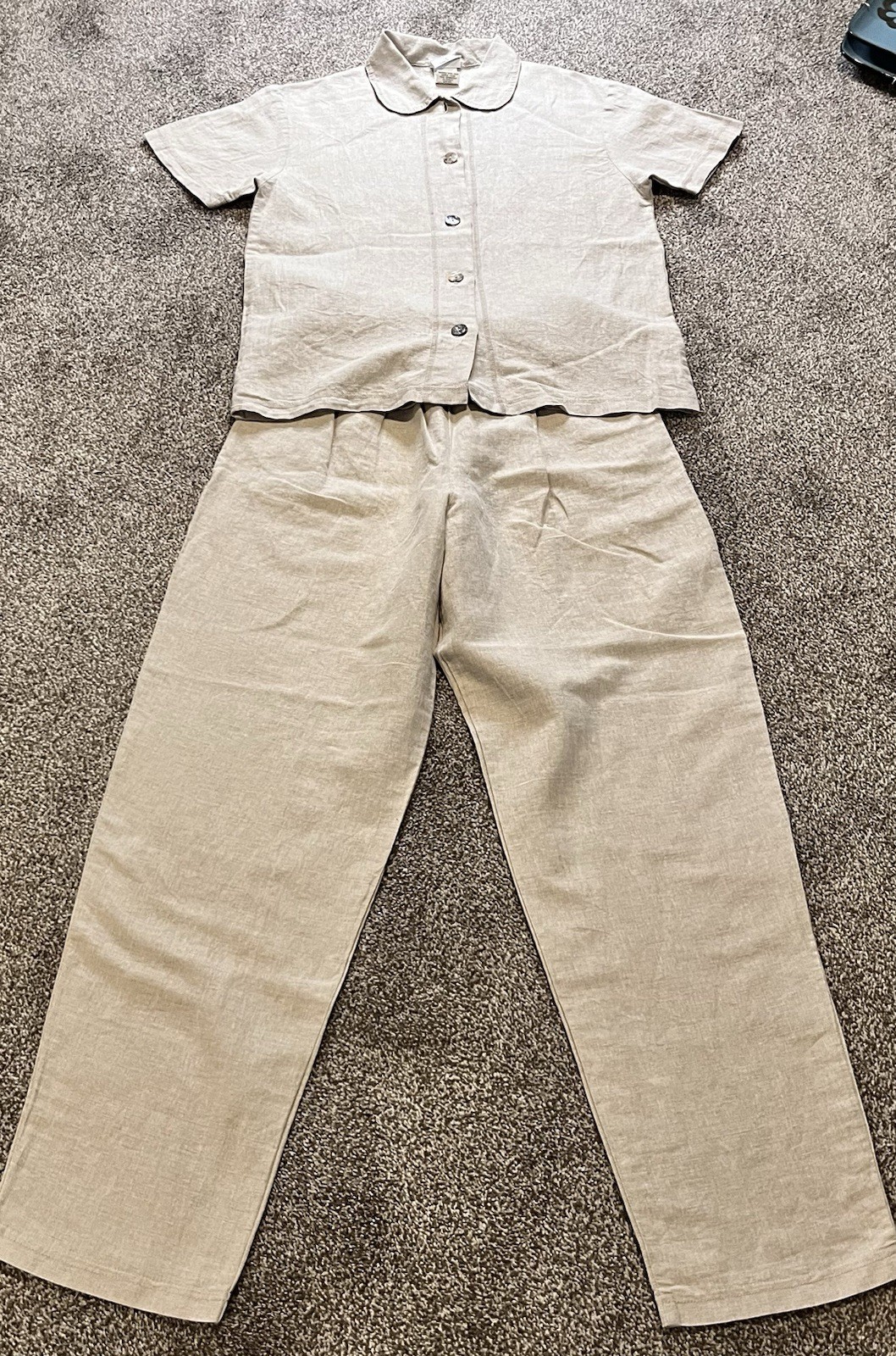 Vintage 80s Linen Cotton Blend Women’s Casual Set JCPenney NWT Tropism Read Desc