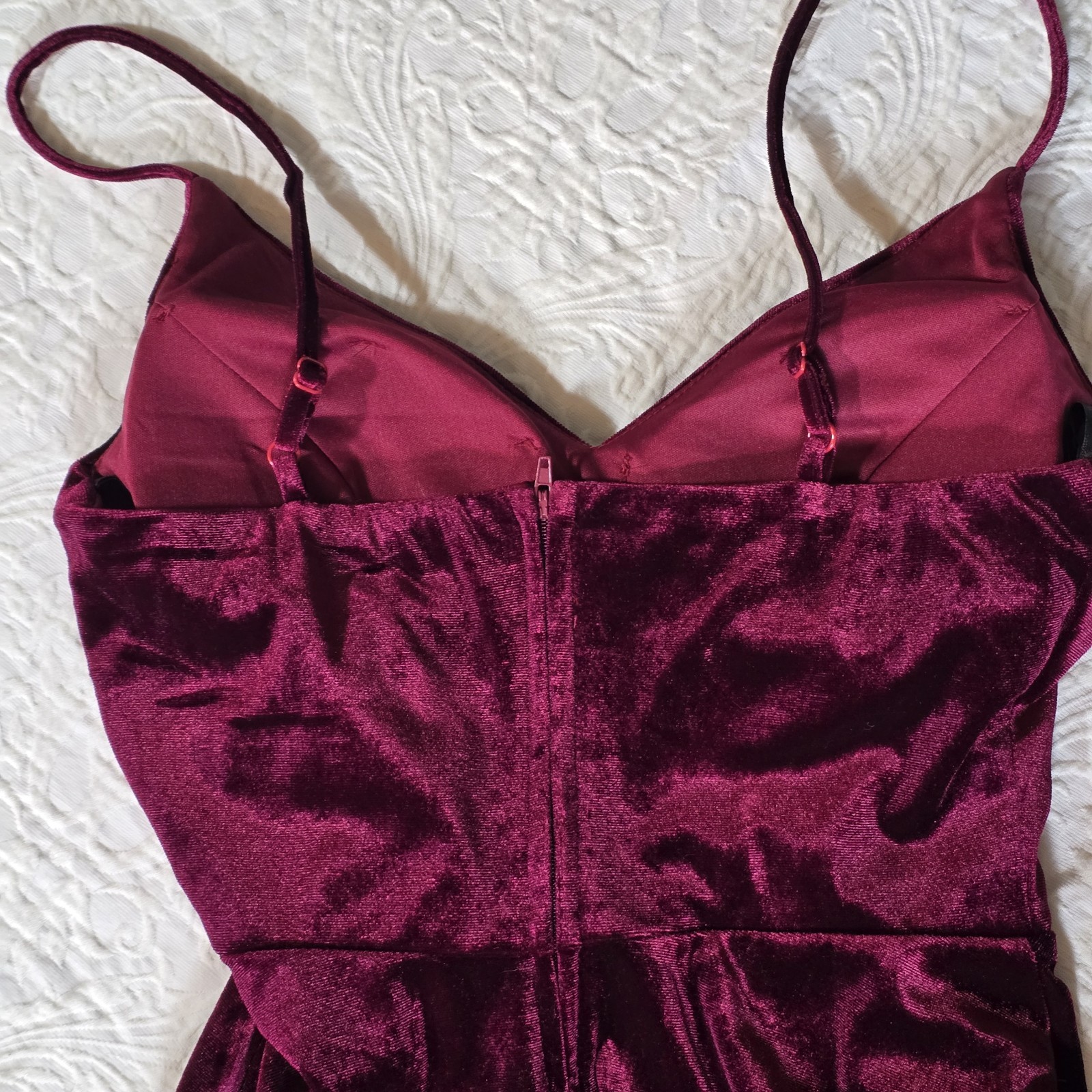 Vtg Velvet Formal Dress Empire Waist Sz Med Long Whimsigoth Vampire Romantic