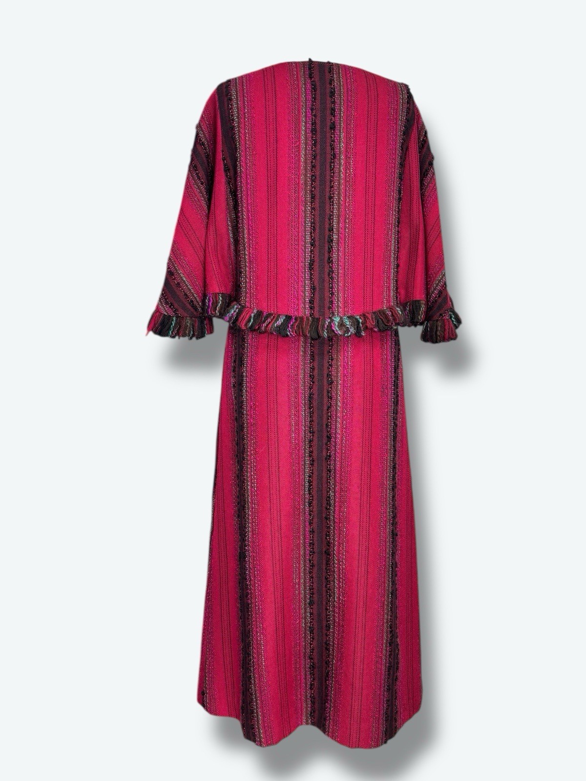 1960s/70s Arolan Kutomo Wool Striped Maxi Dress – Made in Finland