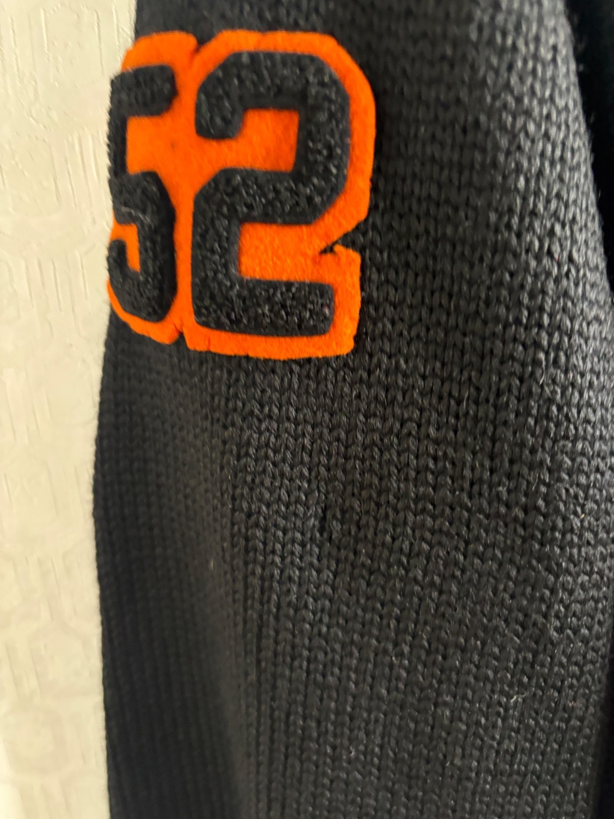 VTG 50’S HIGH SCHOOL LETTERMAN BLACK WOOL CARDIGAN SWEATER PEP CLUB BAND*W-S