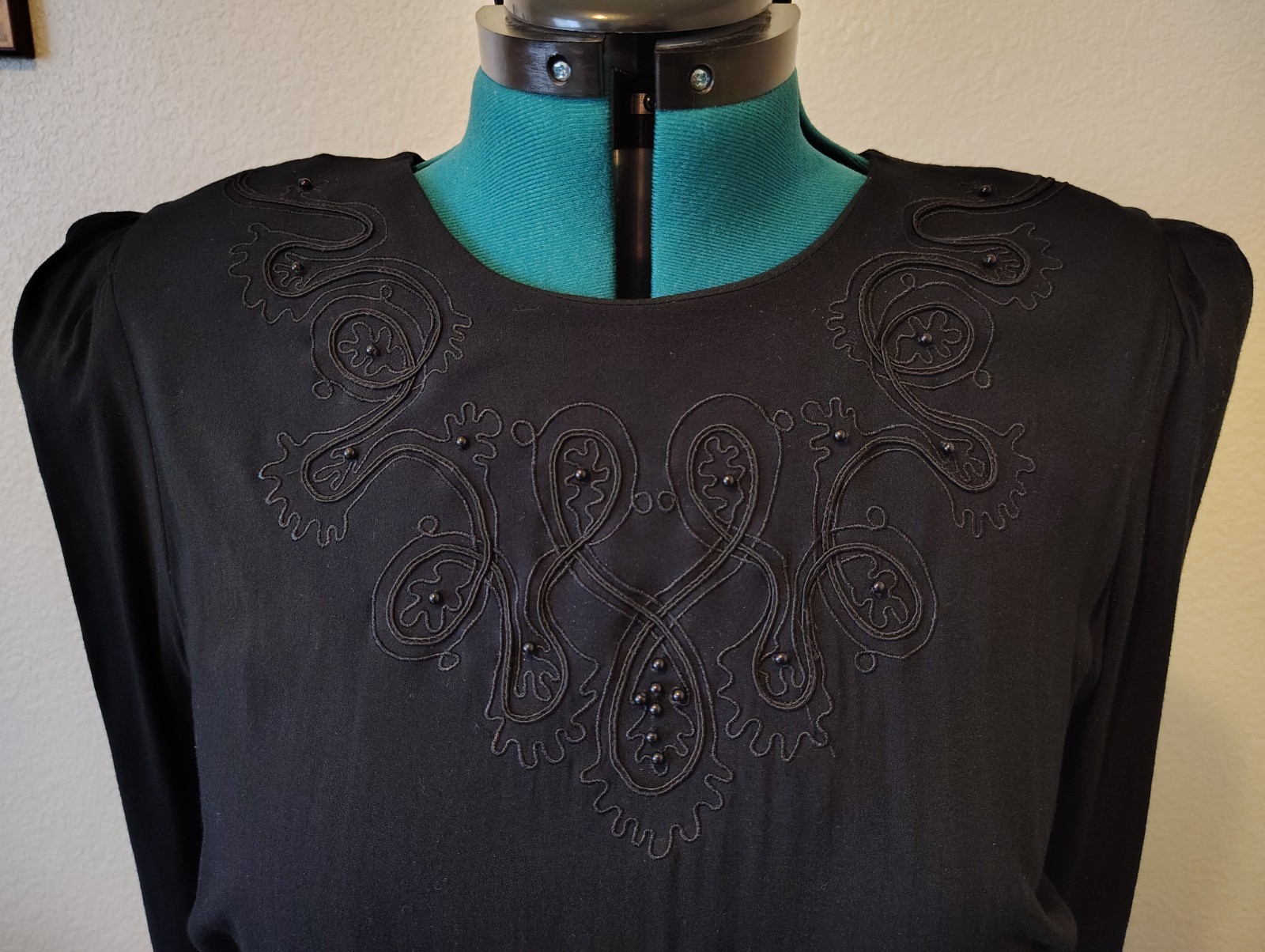 Vintage 1990’s MHM Melissa Harper black dress Ladies size 14