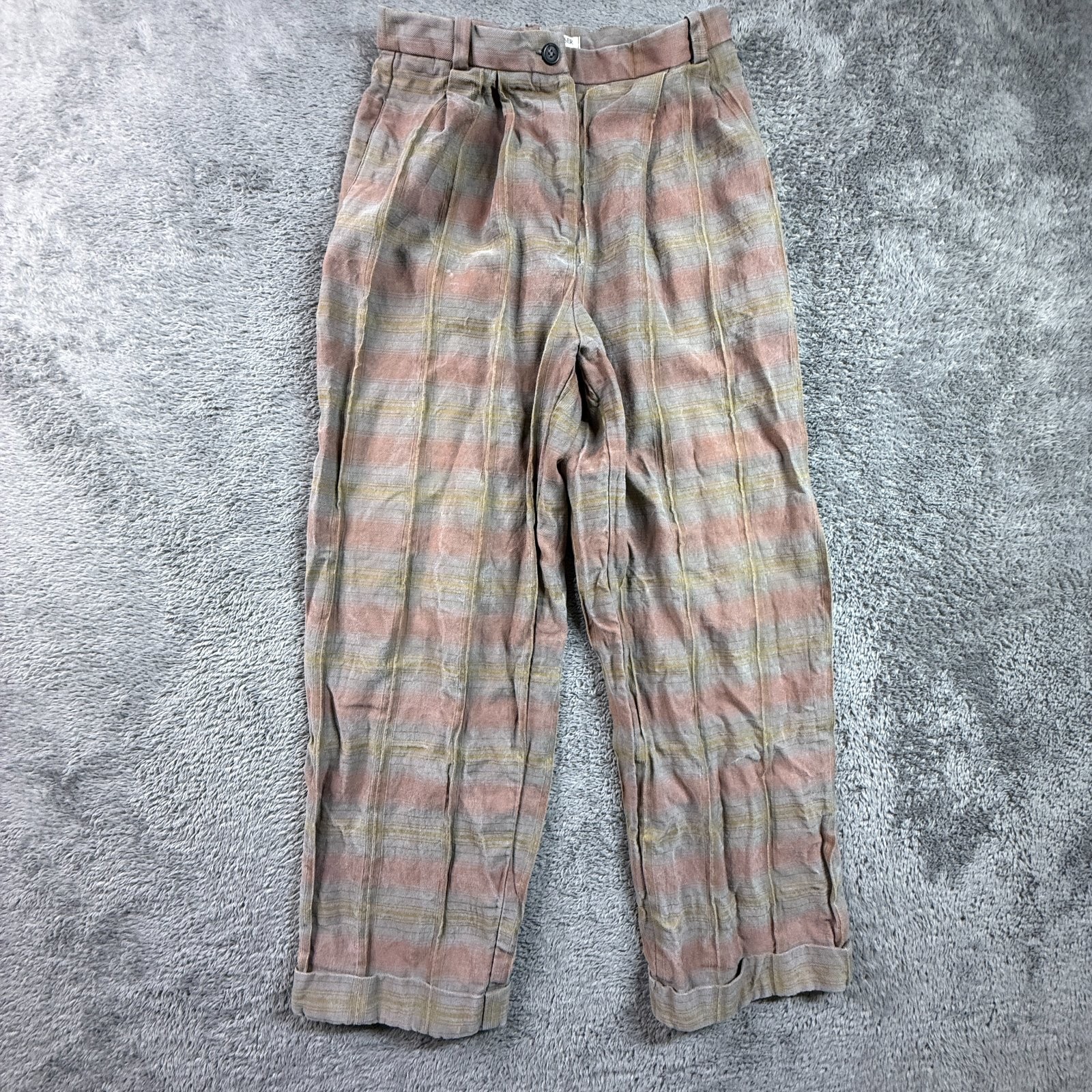 Vintage 90s Rare Michael Glasser For Democracy High Waist Trousers Womens Pant 6