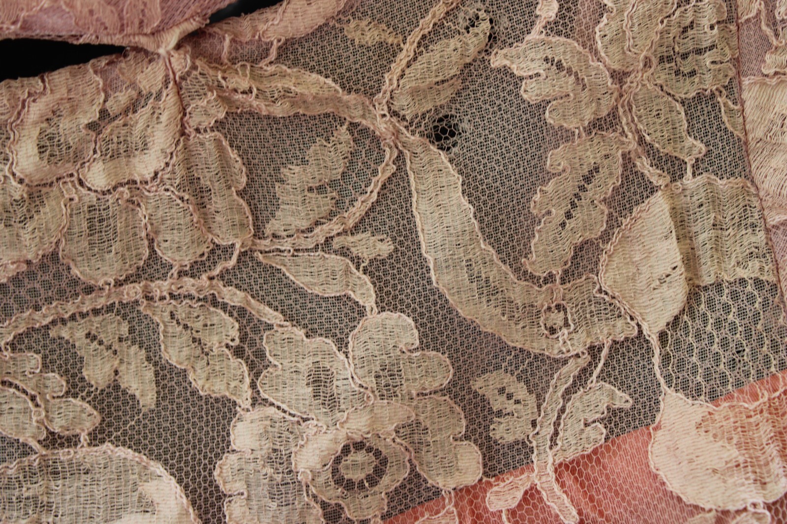 ALL LACE & TAFFITA FULL LENGTH DRESS TAGGED LADIES INTERNATIONAL Workers UNION