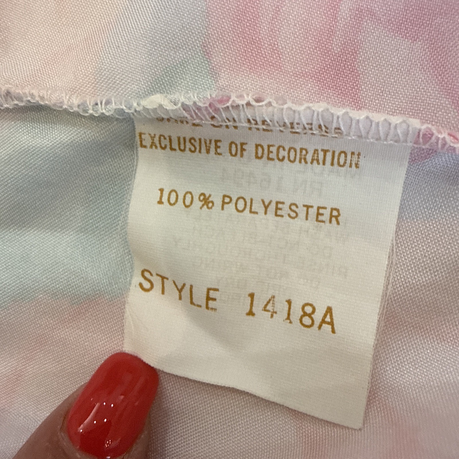 VTG Givenchy Intimité Paris Set Sz M Floral Robe & Peignoir Pastel Golden Girls*