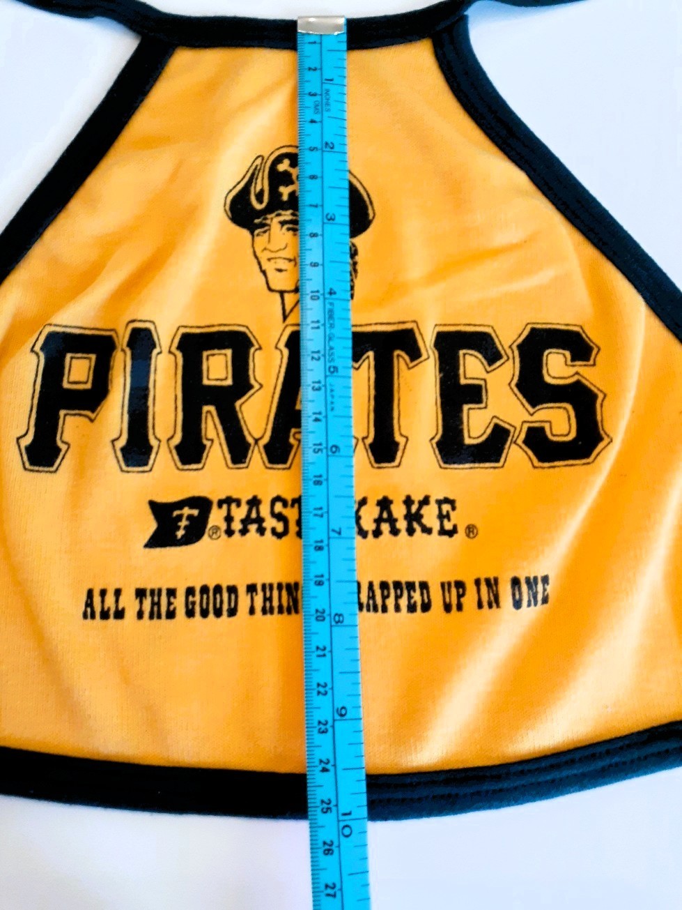 RARE 1970s Pittsburgh Pirates Tastykake Tie Back Halter Top Fun-Tees Vintage NOS