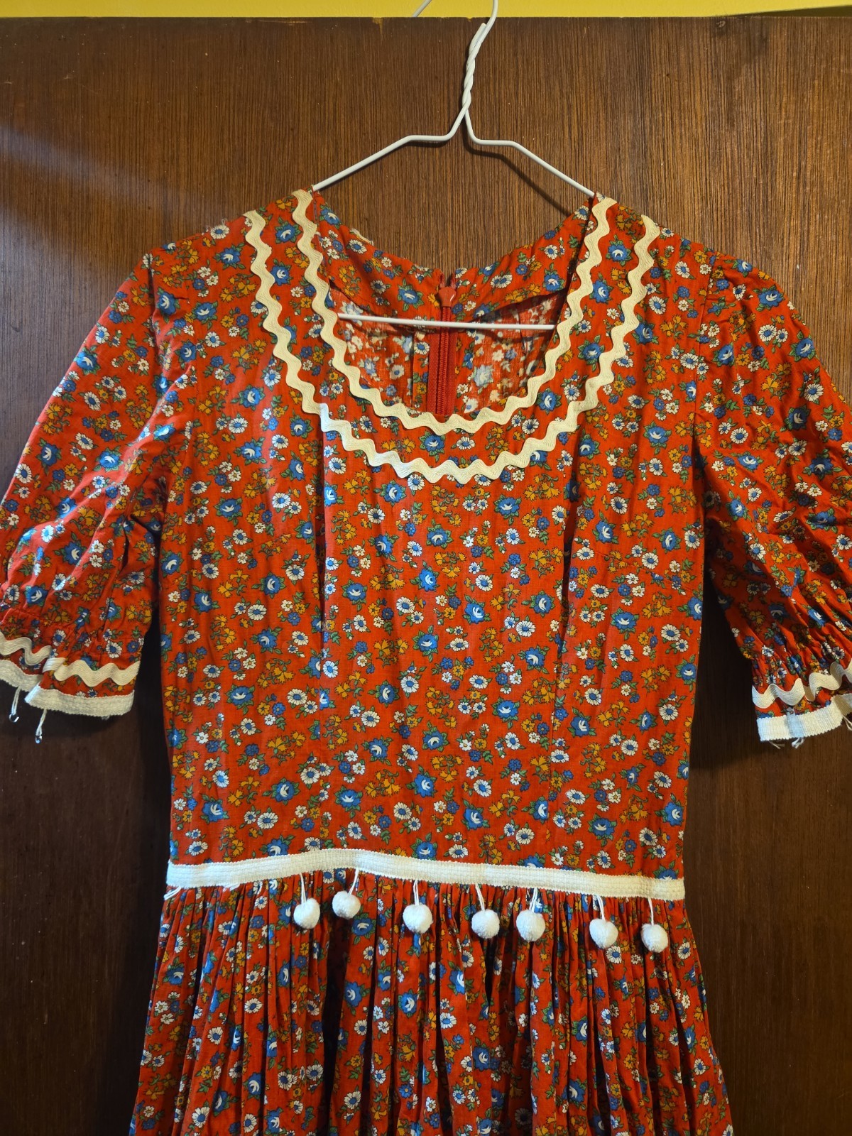 Vintage Prairie Dress Maxi Cottage Country Yellowstone Western Dutton Spring