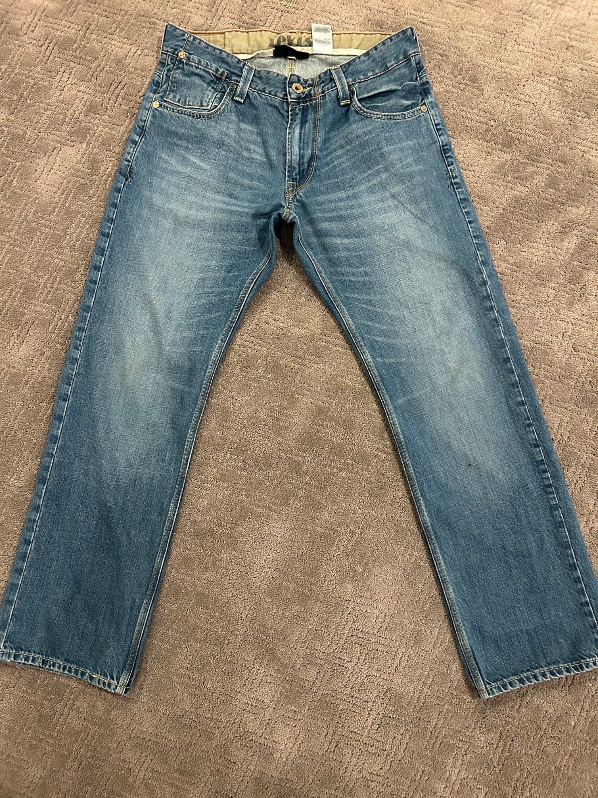 Vintage Y2K Levi’s 701S, Asymmetric Stitching, Mismatched Factory Sample