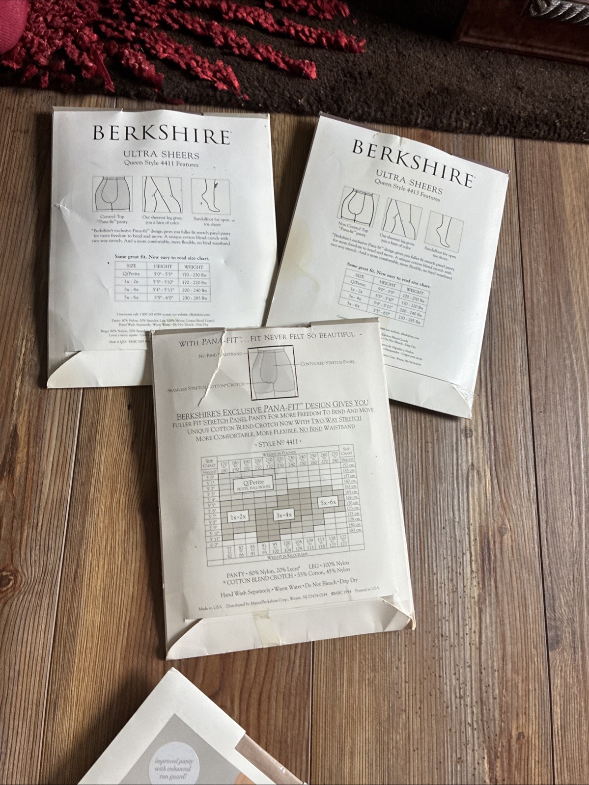 Berkshire Queen Ultra Sandlefoot Pantyhose Queen 3-4X Color Stone/linen-3 Pack!