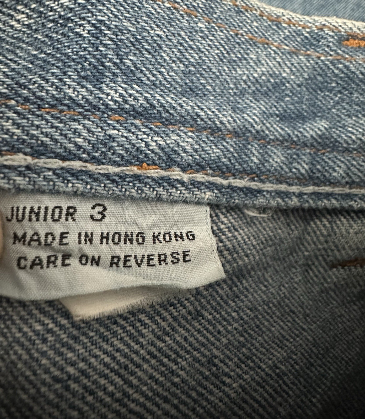 EUC Vtg Women 80s April 1983 Gasoline Blue Jeans High Rise Denim Ankle Junior 3