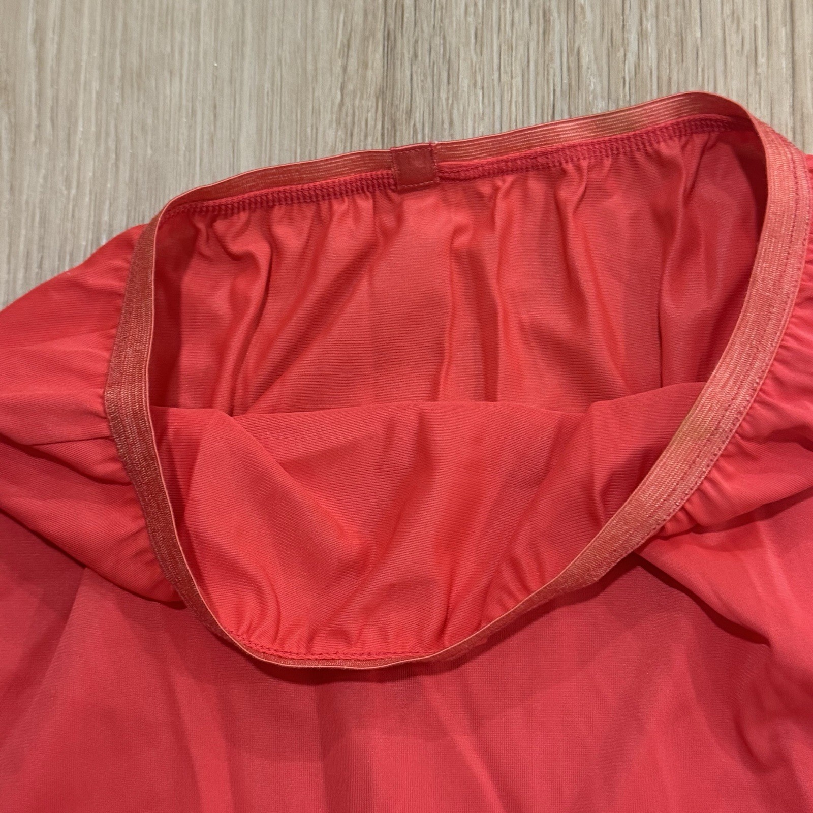 Vintage Vanity Fair Tricot Nylon Pillowtab Red Half Slip Satin Finish Size 6