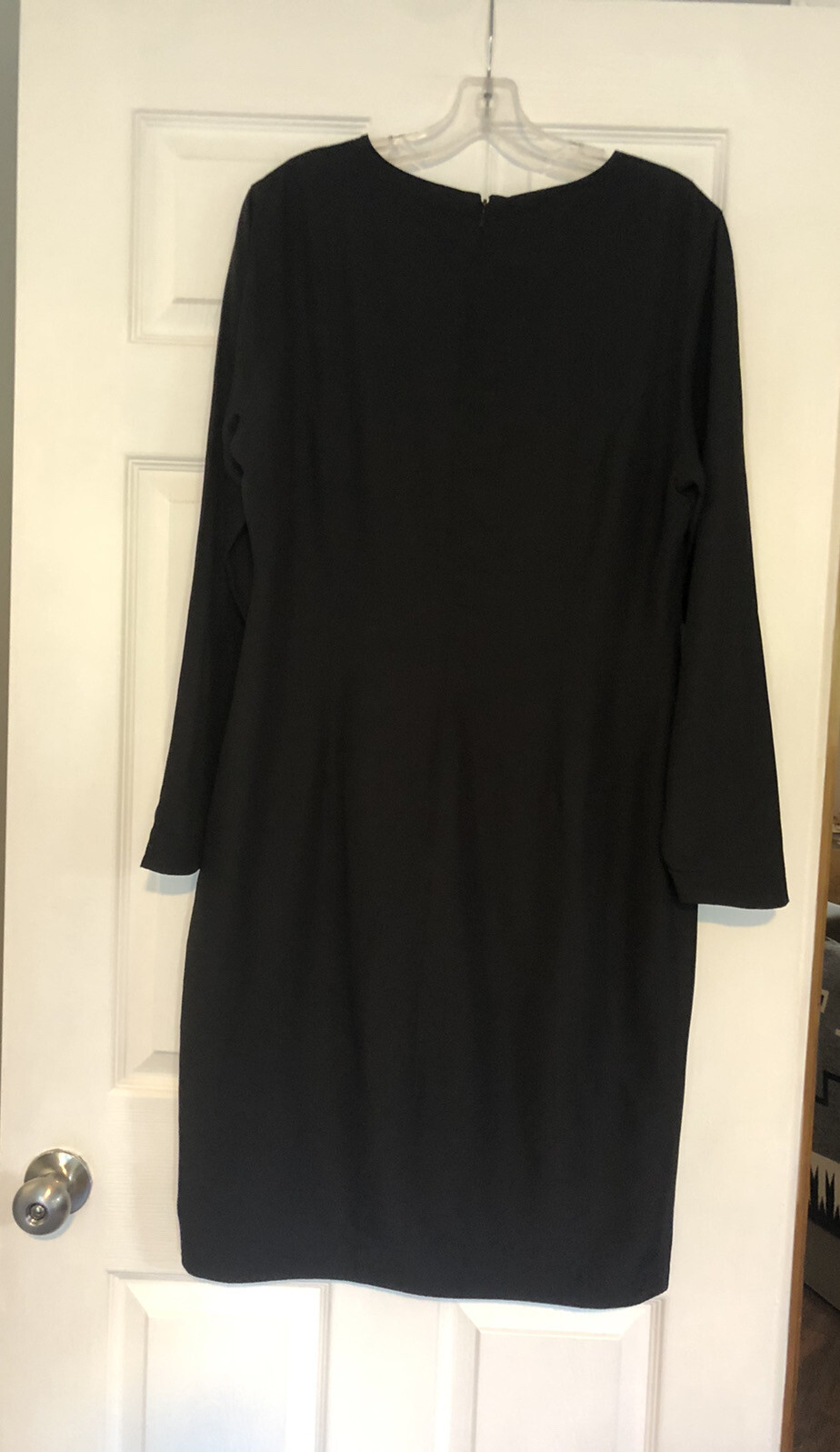 Vintage 1990s Minimalist Avant Garde Cut Outs Classic Sheath Dress Art Gallery L