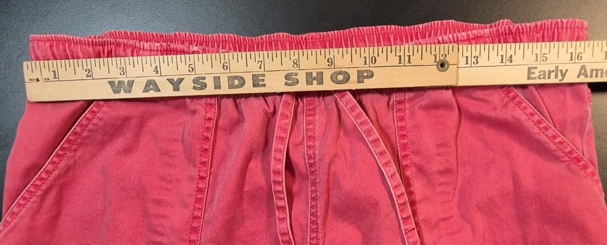 90’s 2pc Cappagallo Red Denim Jacket sz Lrg & Pants sz Med Women’s Pkts VTG