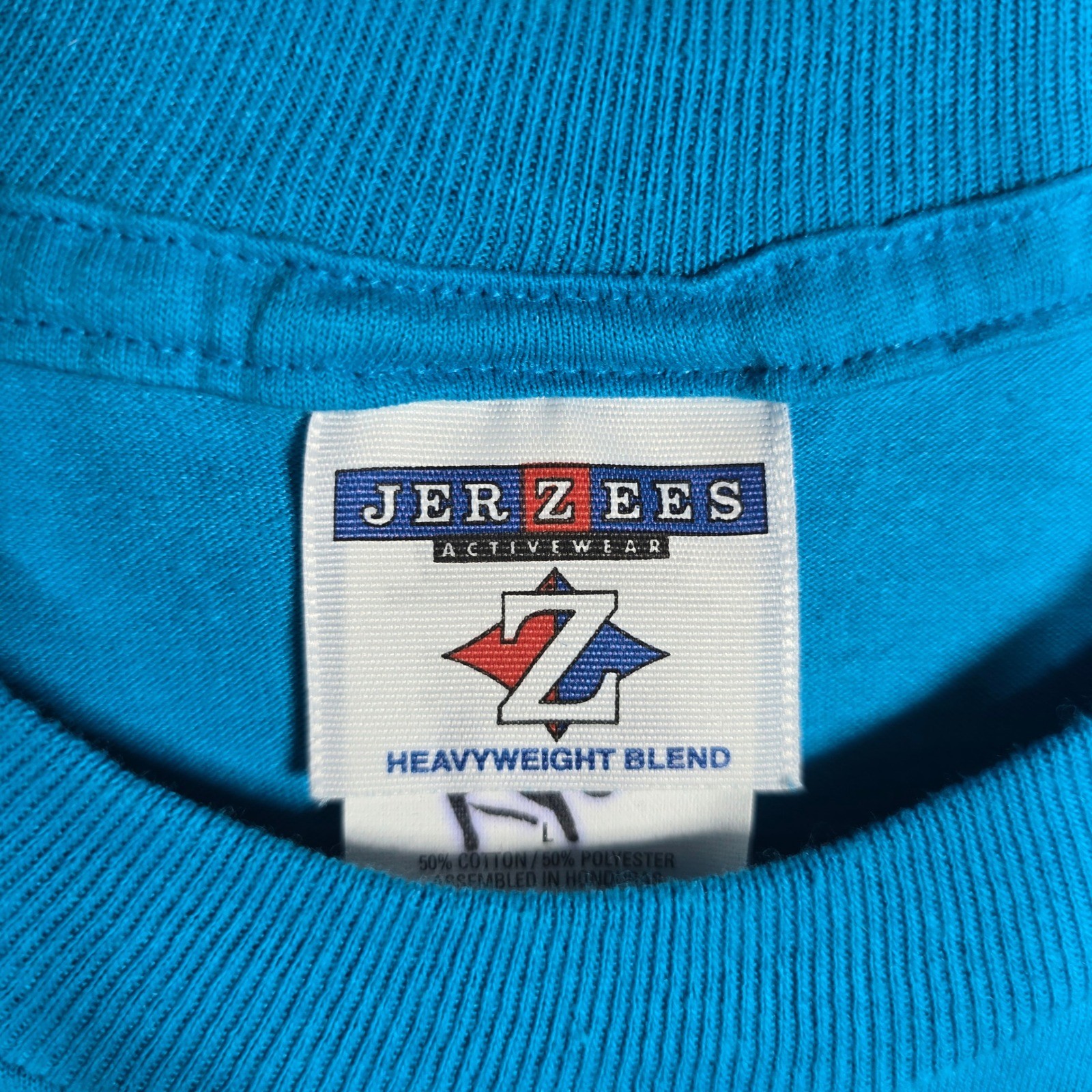 Vintage Jerzees 2000 Space Coast Odyssey of the Mind Graphic T-Shirt Blue Large