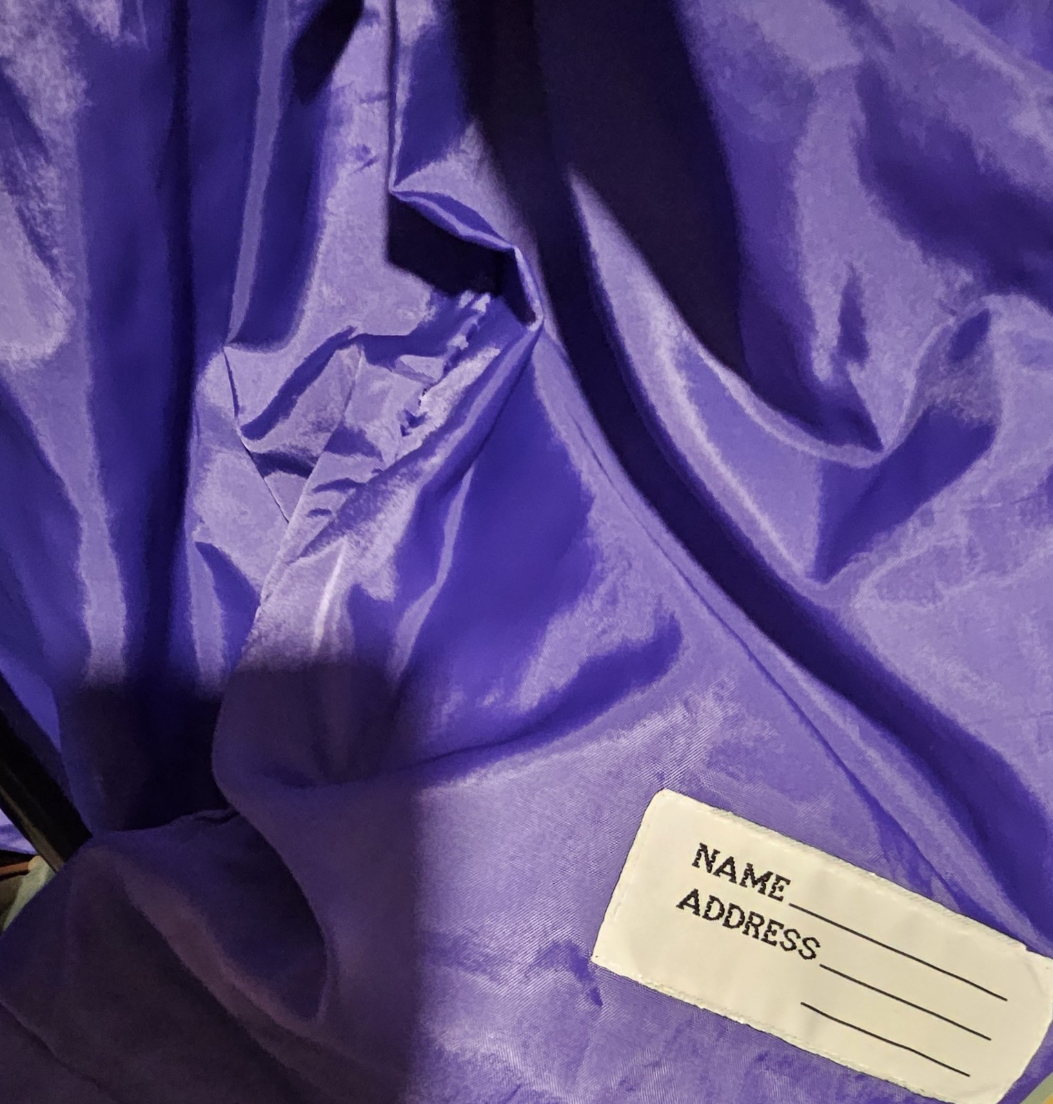 NWOT VTG 90s Speedwalking Momcore Jenni Purple Nylon Hooded Windbreaker Jacket