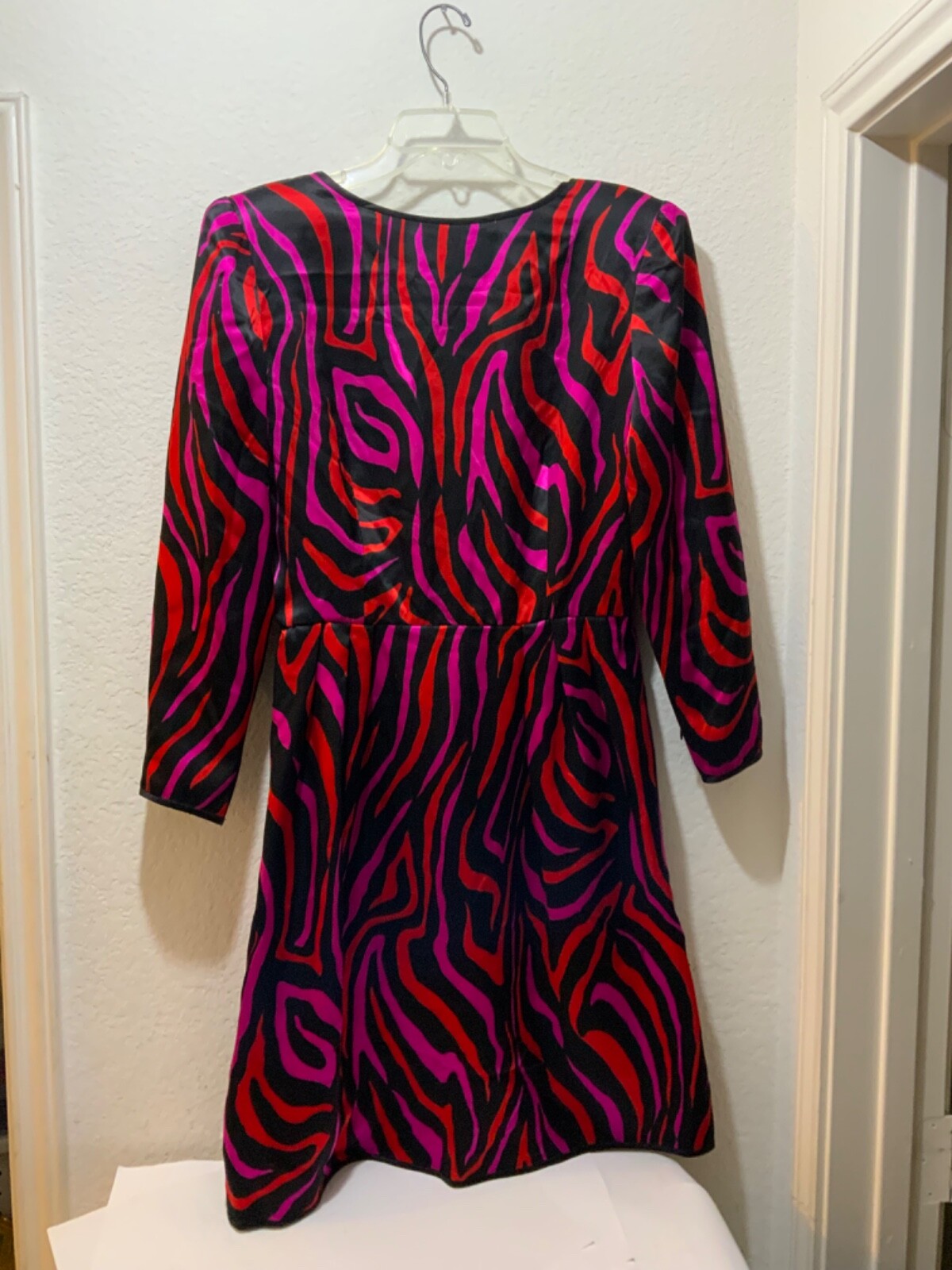 Vintage 100% Silk Stanley Platos Martin Ross Women’s Dress Size 12 USA