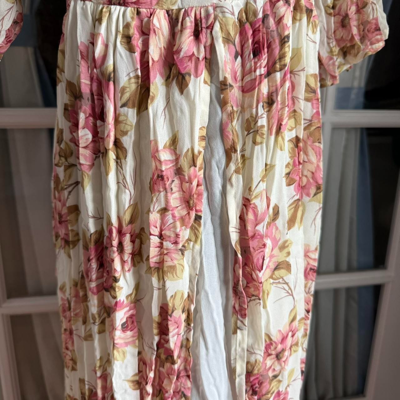 Vintage 90s Floral Ci Sono Dress – Soft Grunge Crinkle Kinderwhore Romantic