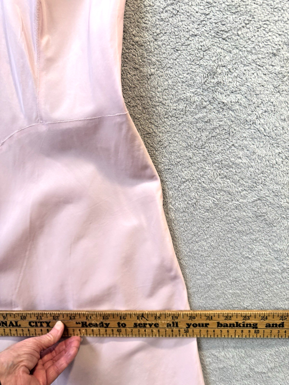VTG BARBIZON Full Slip Dress Endear Tafredda, Crystal Pleats, Pink Sz M/L Grunge