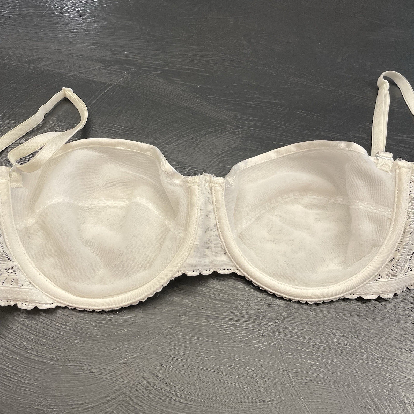 VTG Maidenform 36C Satin & Lace RENDEZVOUS Convertible Underwire Bra #8355