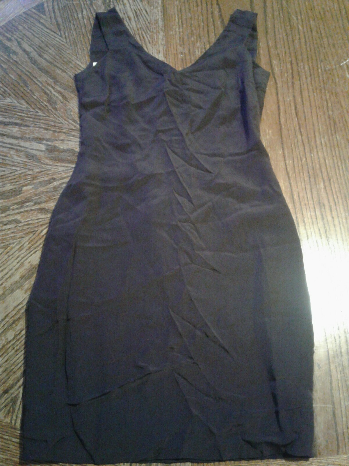 Vintage Jones New York Purple Silk Evening Dress Size 4 (cb33)