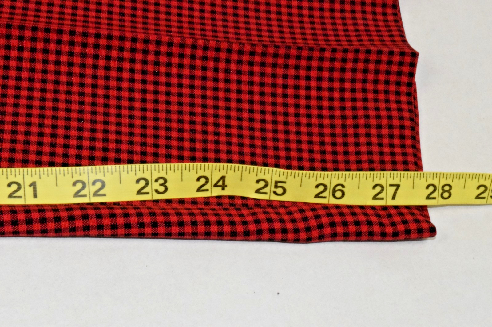 Vintage Suit Set First Option Size 6 80s Red Black Gingham Plaid Poly Made USA