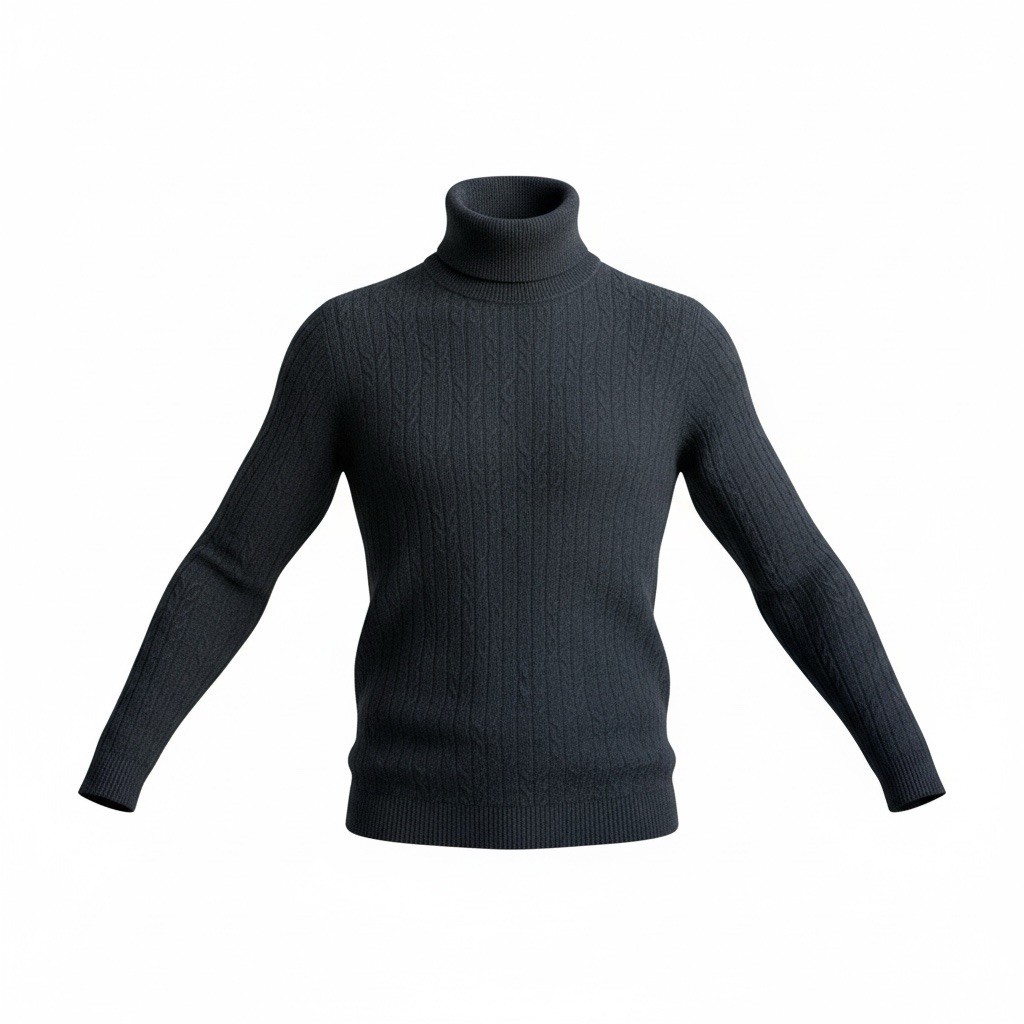 Tall Girl turtleneck sweater Womens Sz S Gray long sleeves B-45
