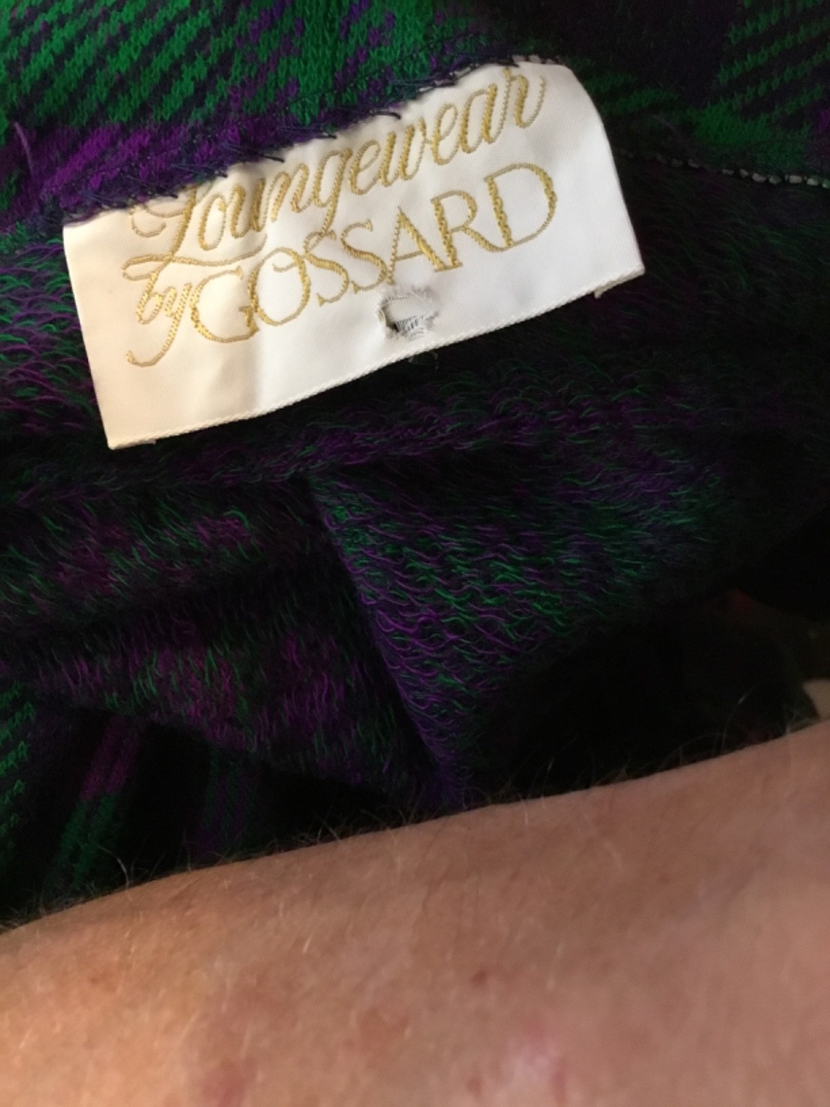 VINTAGE LOUNGEWEAR BY GOSSARD 🌸 Size L 70’S MAXI DRESS GOWN