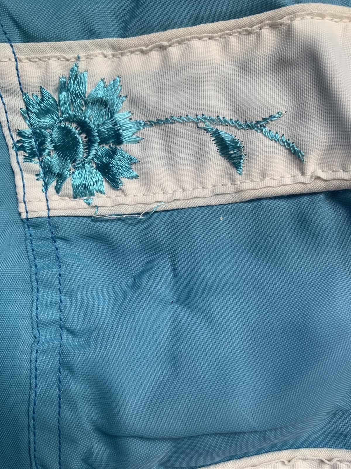Vintage 1970’s Dream Wear Lingerie Pajama Set (Blue Floral)
