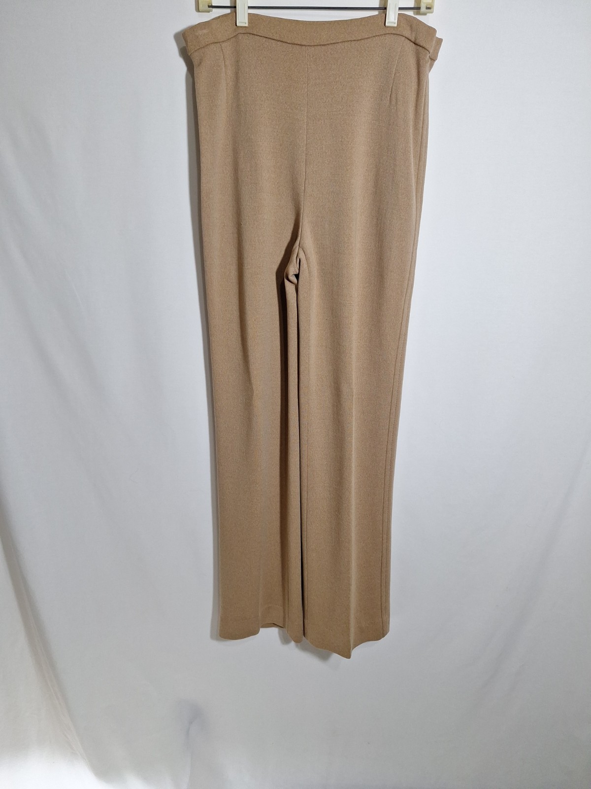 Vintage Bleyle Hooper Camel Wool Pantsuit Set Womens 12 Large Made W Germany 70s