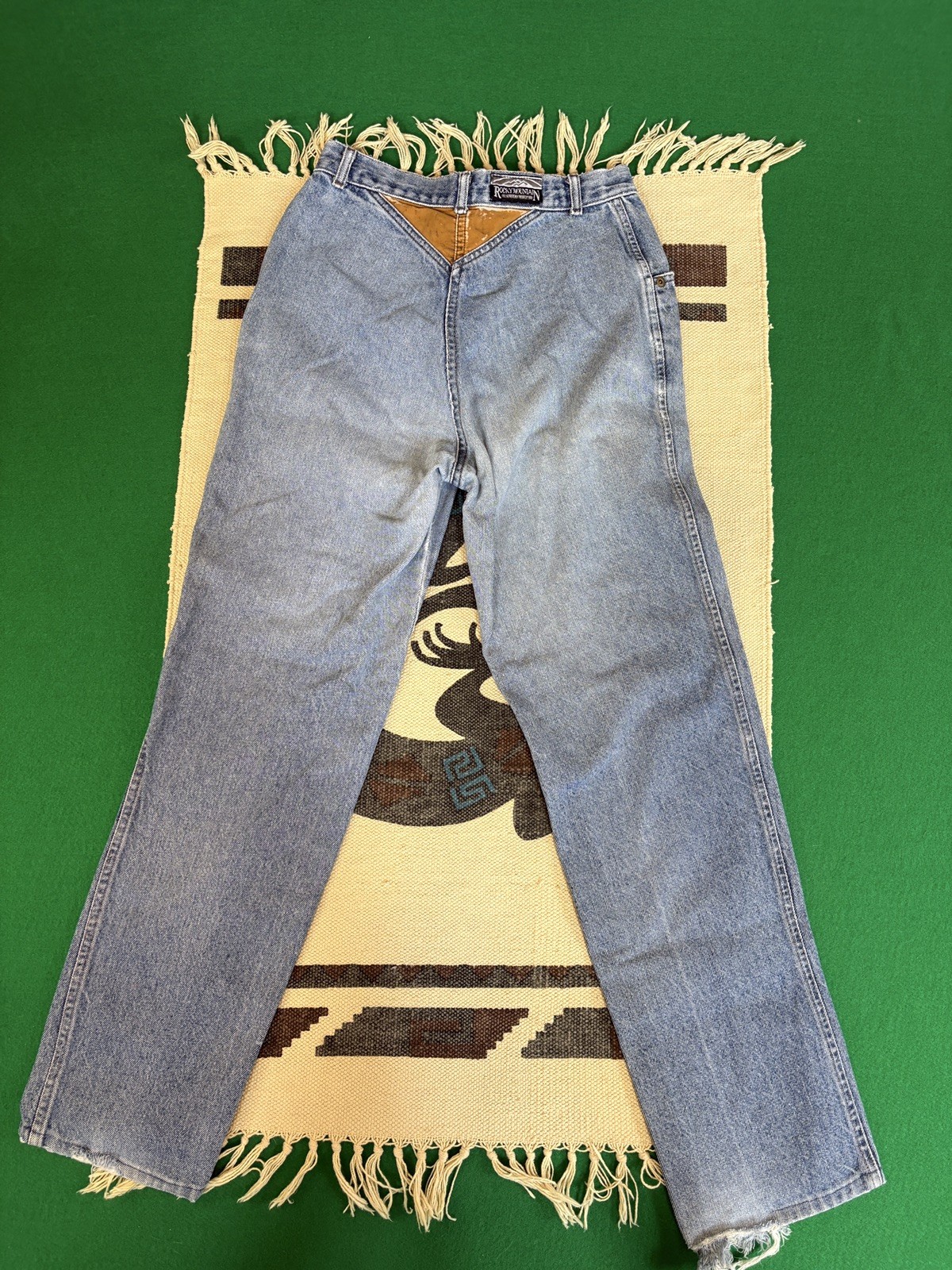 Vtg Rocky Mountain Clothing Co High Waist Bareback Denim Jeans Women’s Size 29/9