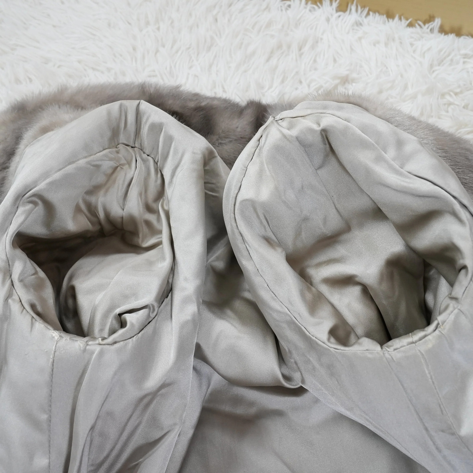 Sapphire Mink Long Coat A-LINE – Genuine Vintage Fur From Japan
