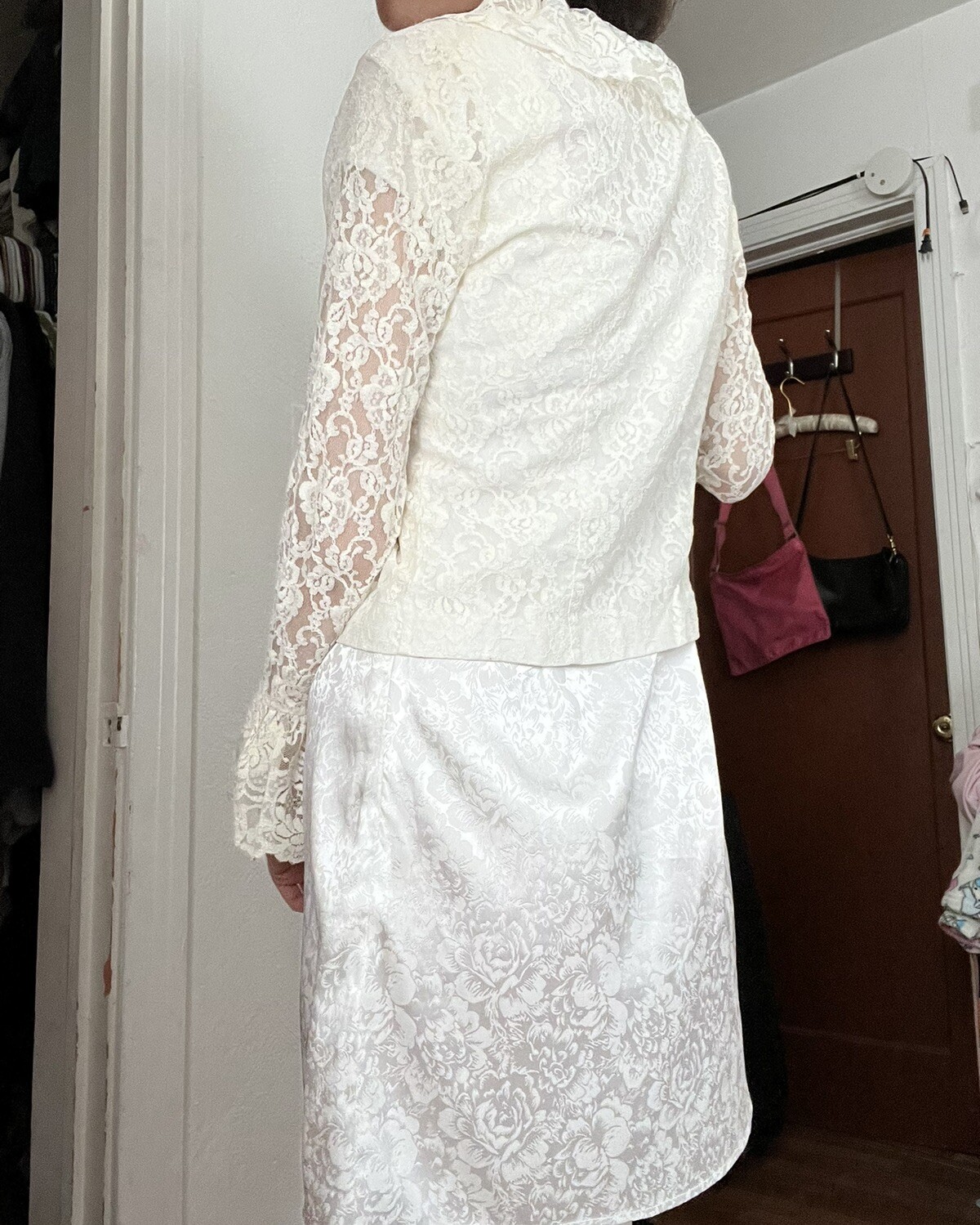 vintage alice stuart lace peasant bohemian victorian blouse