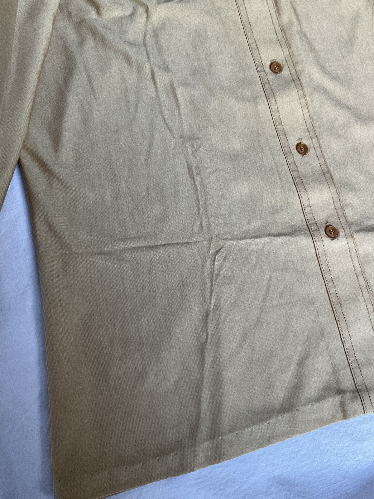 Vintage Womens Top Shirt Blouse 1970s Soft Nylon 16