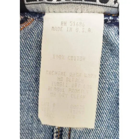 VTG 80s TICKETS Brand Cropped „UPSIDE DOWN PANT JACKET”. USA. S/XS.