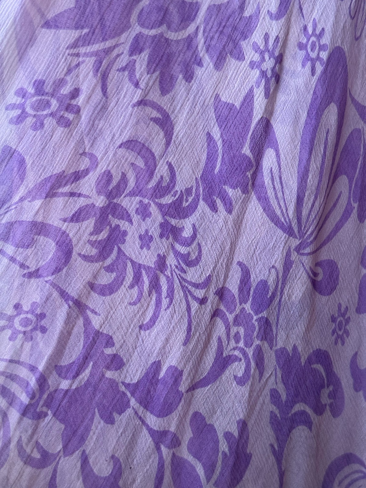 Vintage 20s Dress, 1920s Silk Chiffon and Lace 2 Piece Lavender Dress Set, S/M