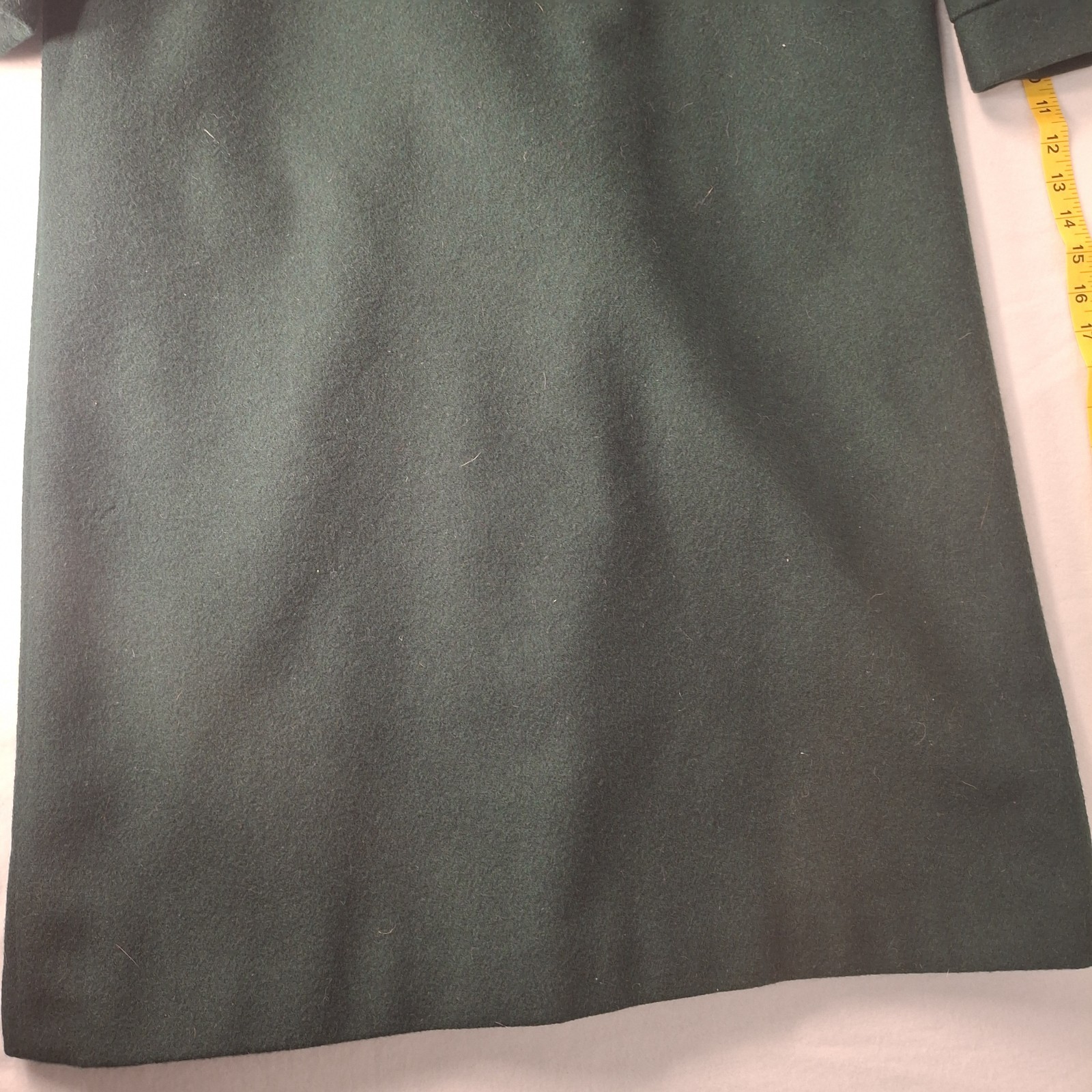 VTG Set Karizma East Wool Maxi Coat & Scarf/Gloves Made Russia Hunter Green 10 M