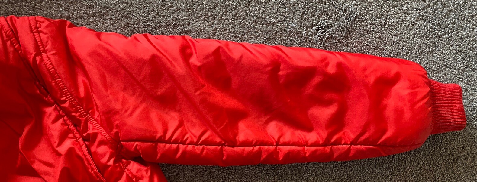 Vintage Obermeyer Womens M/12 Nylon Jacket Coat Red Made In British Hong Kong